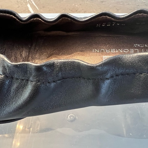 AGL Black Cap Toe Ballet Flats - Picture 3 of 7